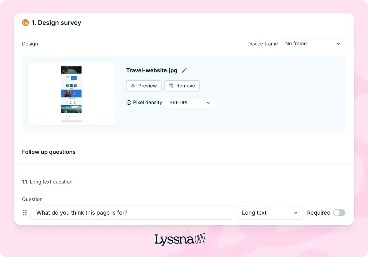 14-best-ux-survey-tools-design-survey-example-on-lyssna.webp